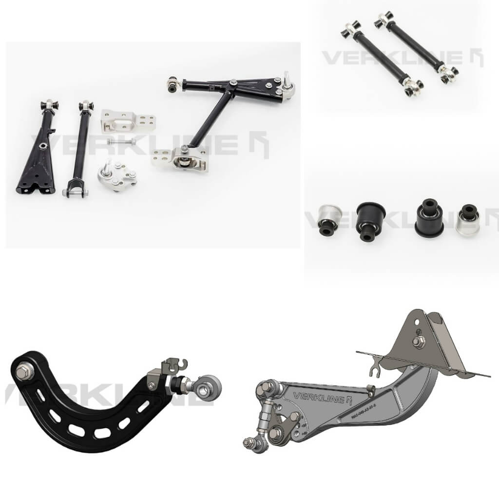 VERKLINE WAS-556 Full Wishbone Kit for AUDI S3 (8P) / VW Golf (Mk5 / Mk6) Photo-0 