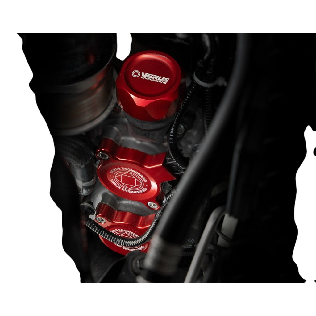 VERUS ENGINEERING A0013A-RED Front Cam Sensor Cover Kit, Red for SUBARU BRZ / SCION FRS / TOYOTA GT86 (ZN6 / ZC6) Photo-1 