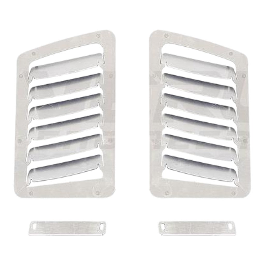 VERUS ENGINEERING A0055A-BARE Aluminum Hood Louver Kit (Small),Raw for SUBARU BRZ / SCION FRS / TOYOTA GT86 / GR86 Photo-0 