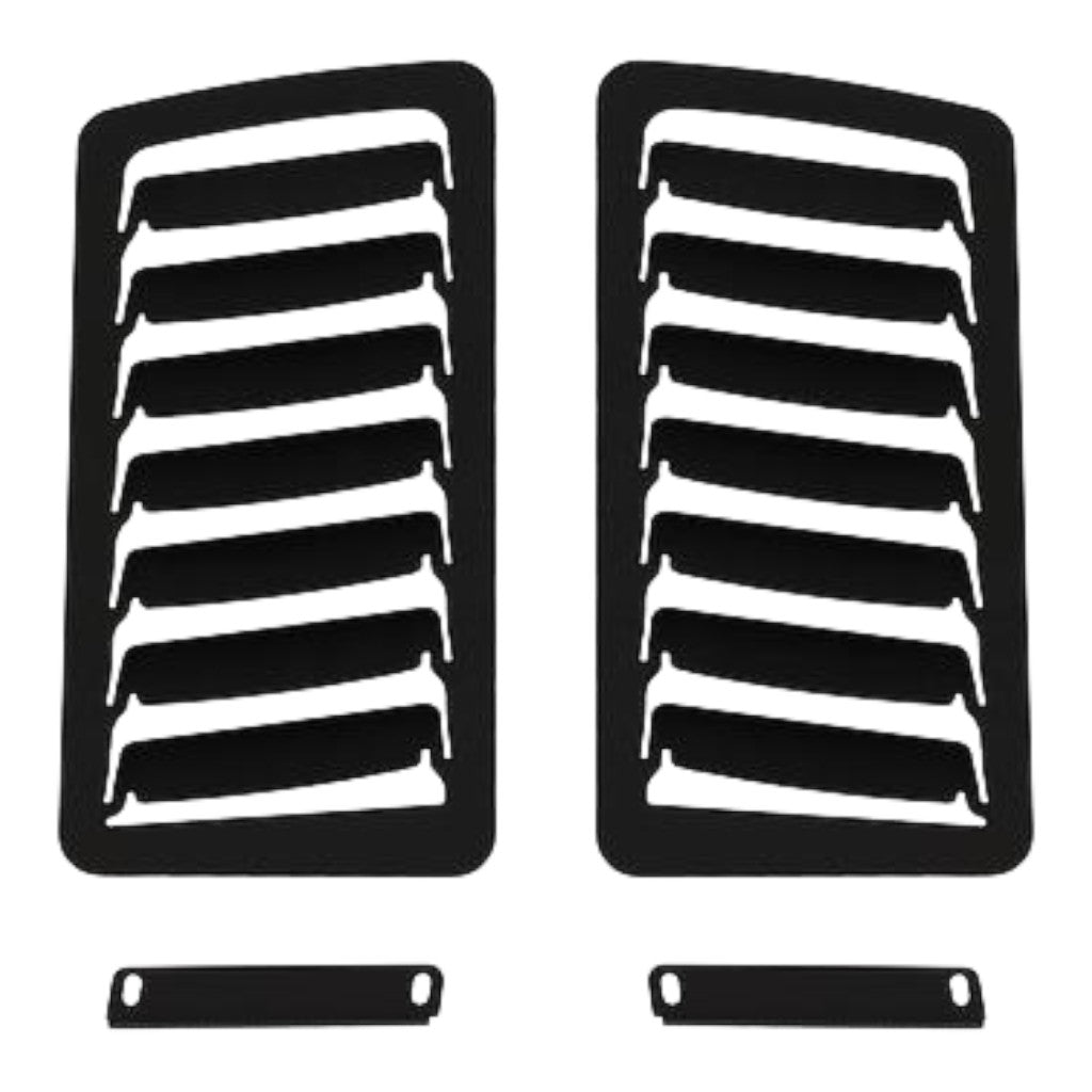 VERUS ENGINEERING A0056A-BLK Aluminum Hood Louver Kit (Large), Black for SUBARU BRZ / SCION FRS / TOYOTA GT86 / GR86 Photo-0 