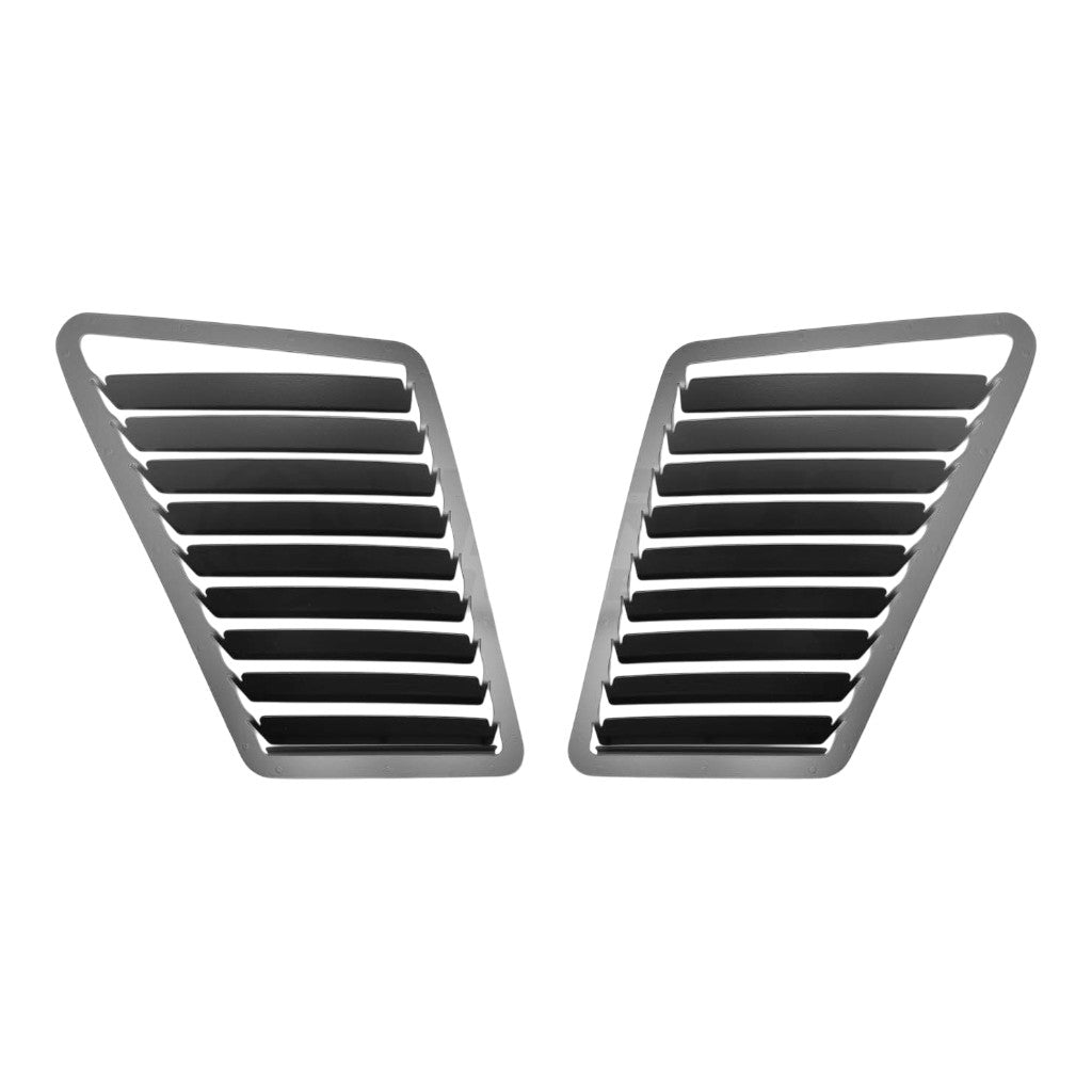 VERUS ENGINEERING A0080A-BLK Aluminum Hood Louver Kit, Black for MAZDA MX-5 Miata (ND) Photo-0 