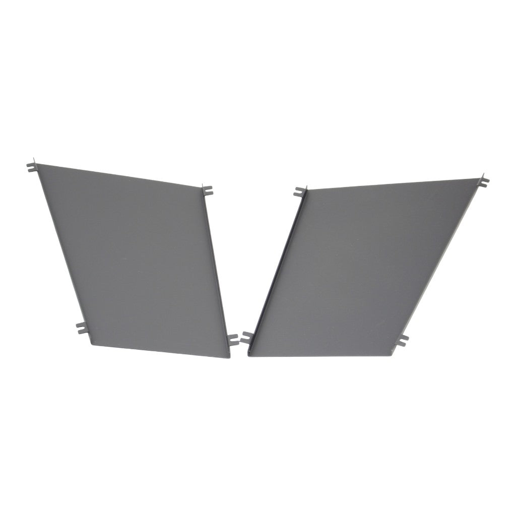 VERUS ENGINEERING A0081A-XT2 Aluminum Hood Louver Rain Guard Kit XT2, Black for MAZDA MX-5 Miata (ND) Photo-1 