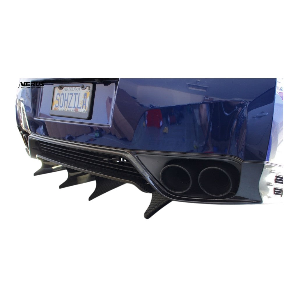 VERUS ENGINEERING A0090A Rear Diffuser Strake Kit for NISSAN GT-R (R35) Photo-1 