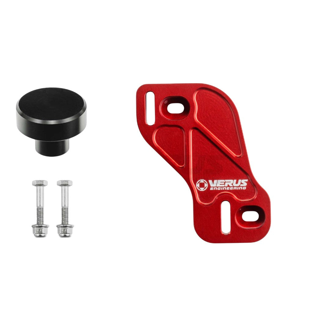 VERUS ENGINEERING A0100A-RED Throttle Pedal Spacer Kit (Left-Hand Drive), Red for SUBARU BRZ / SUBARU WRX (VB) / TOYOTA GT86 / GR86 (ZN6 / ZC6) Photo-0 