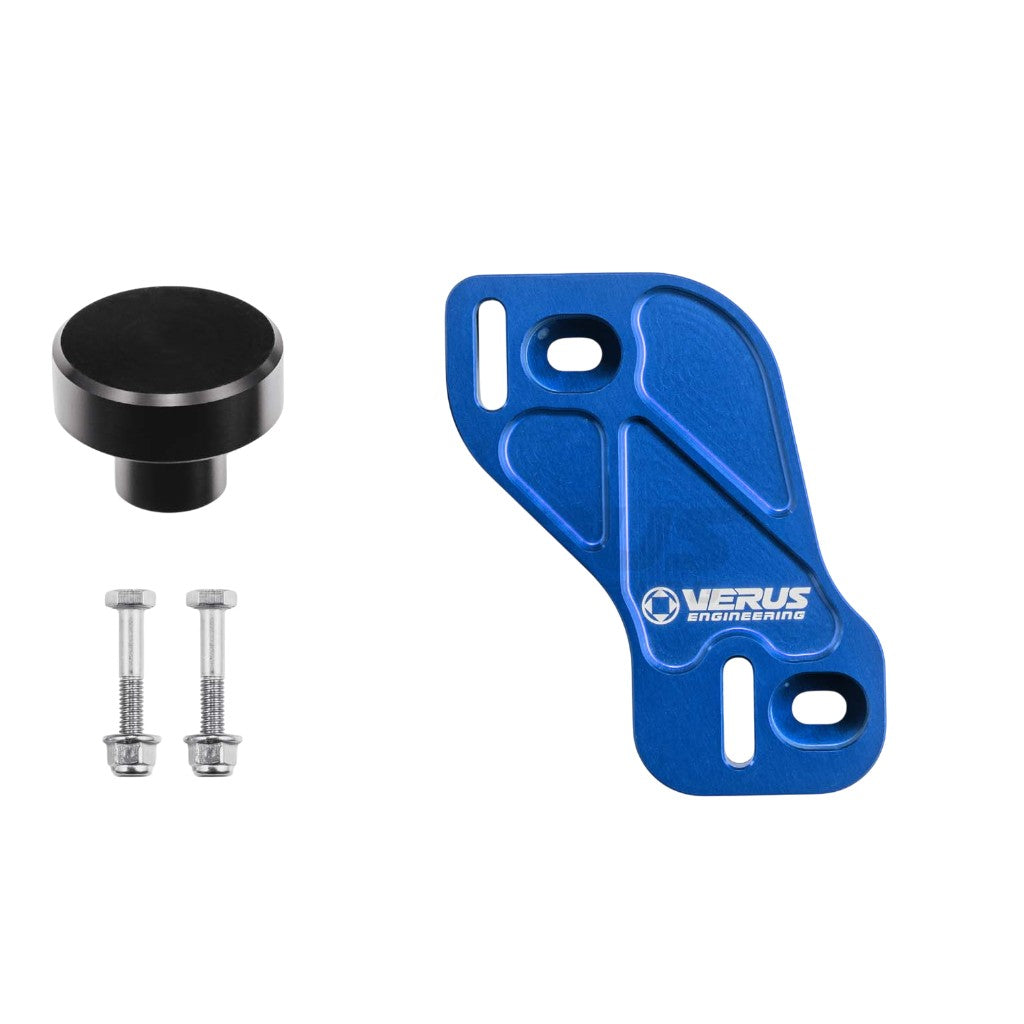 VERUS ENGINEERING A0109A-BLU-WRX/STI Pedal Spacer Kit (Right-Hand Drive), Blue for SUBARU WRX / STI (VA) Photo-0 