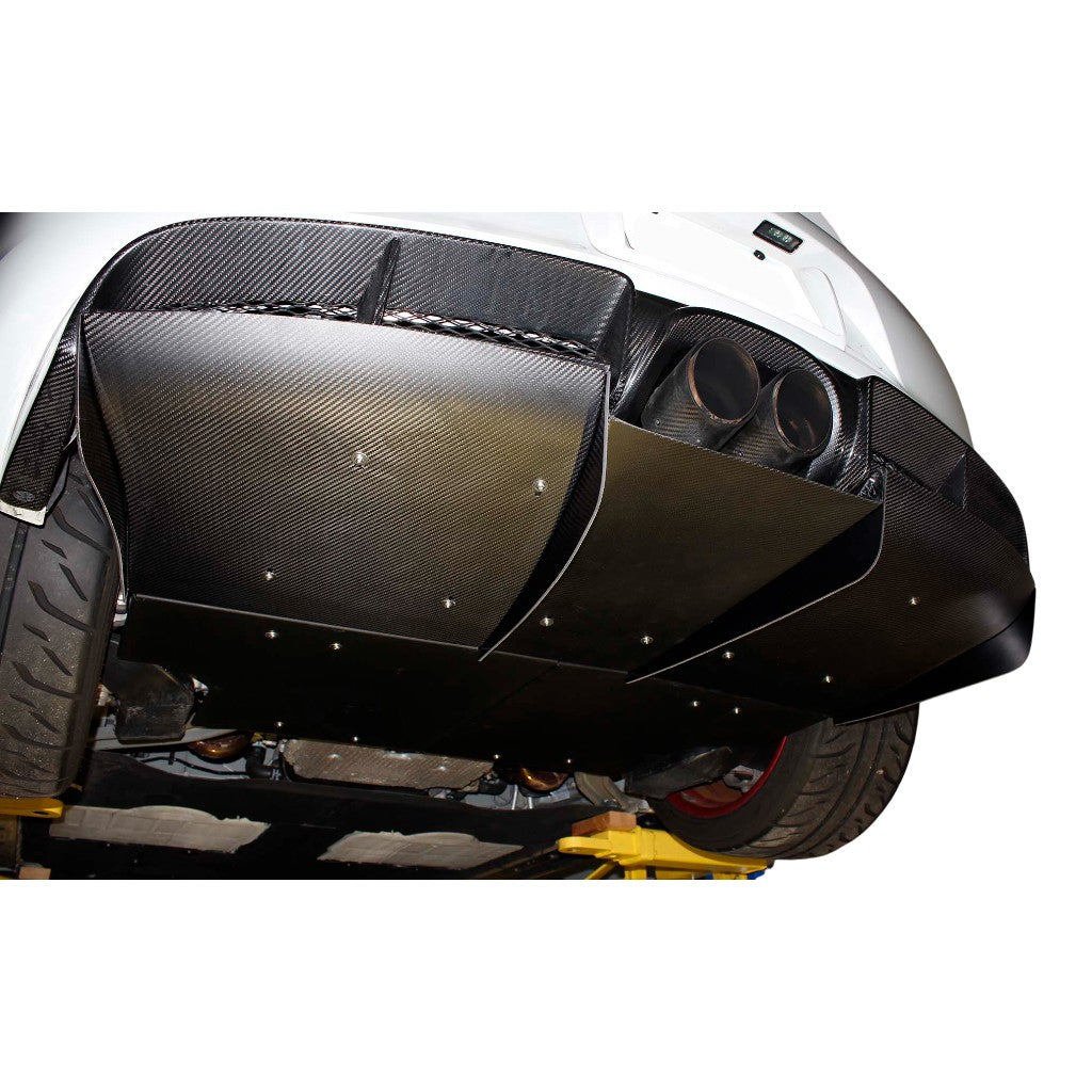 VERUS ENGINEERING A0150A Rear Diffuser Kit (Carbon) for PORSCHE Cayman GT4 (981) Photo-4 