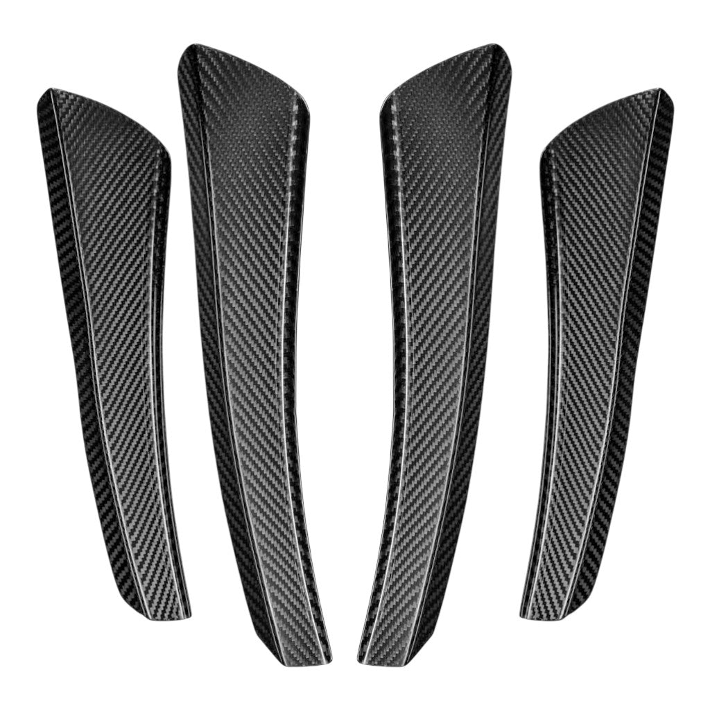 VERUS ENGINEERING A0208A-POL Dual Element Dive Plane Kit (Gloss Clear Coat) for PORSCHE 911 GT3 / GT3 RS (991.2) Photo-0 