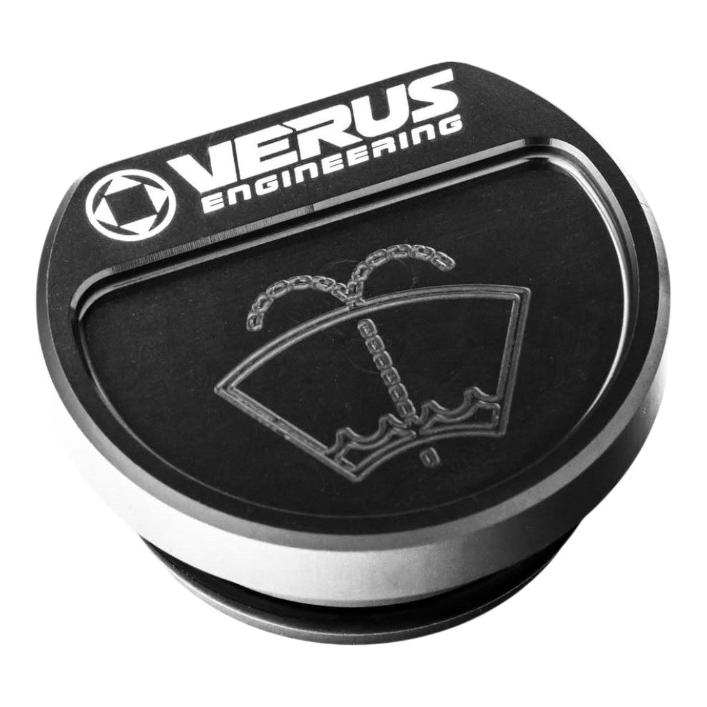 VERUS ENGINEERING A0260A-BLK Windshield Washer Fluid Reservoir Cap, Black for TOYOTA Supra (Mk5) Photo-0 