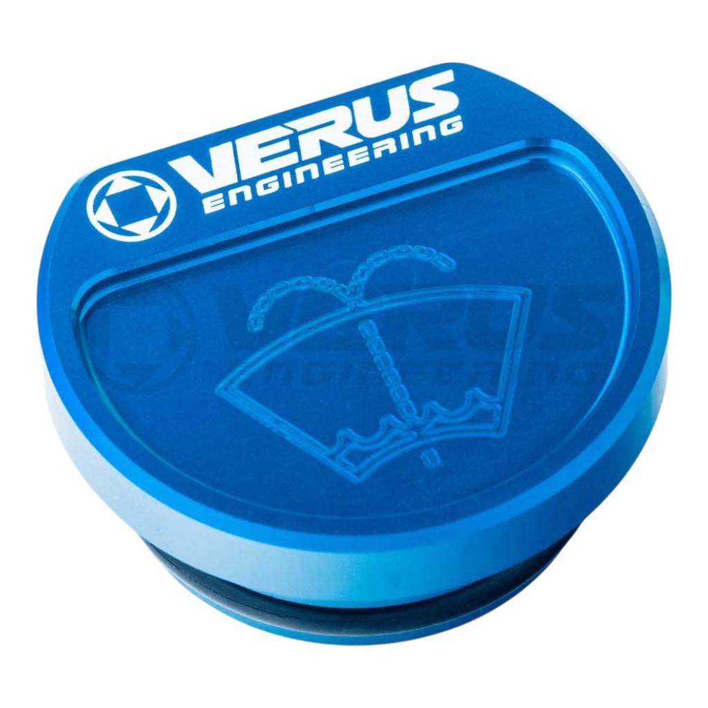 VERUS ENGINEERING A0260A-BLU Windshield Washer Fluid Reservoir Cap, Blue for TOYOTA Supra (Mk5) Photo-0 