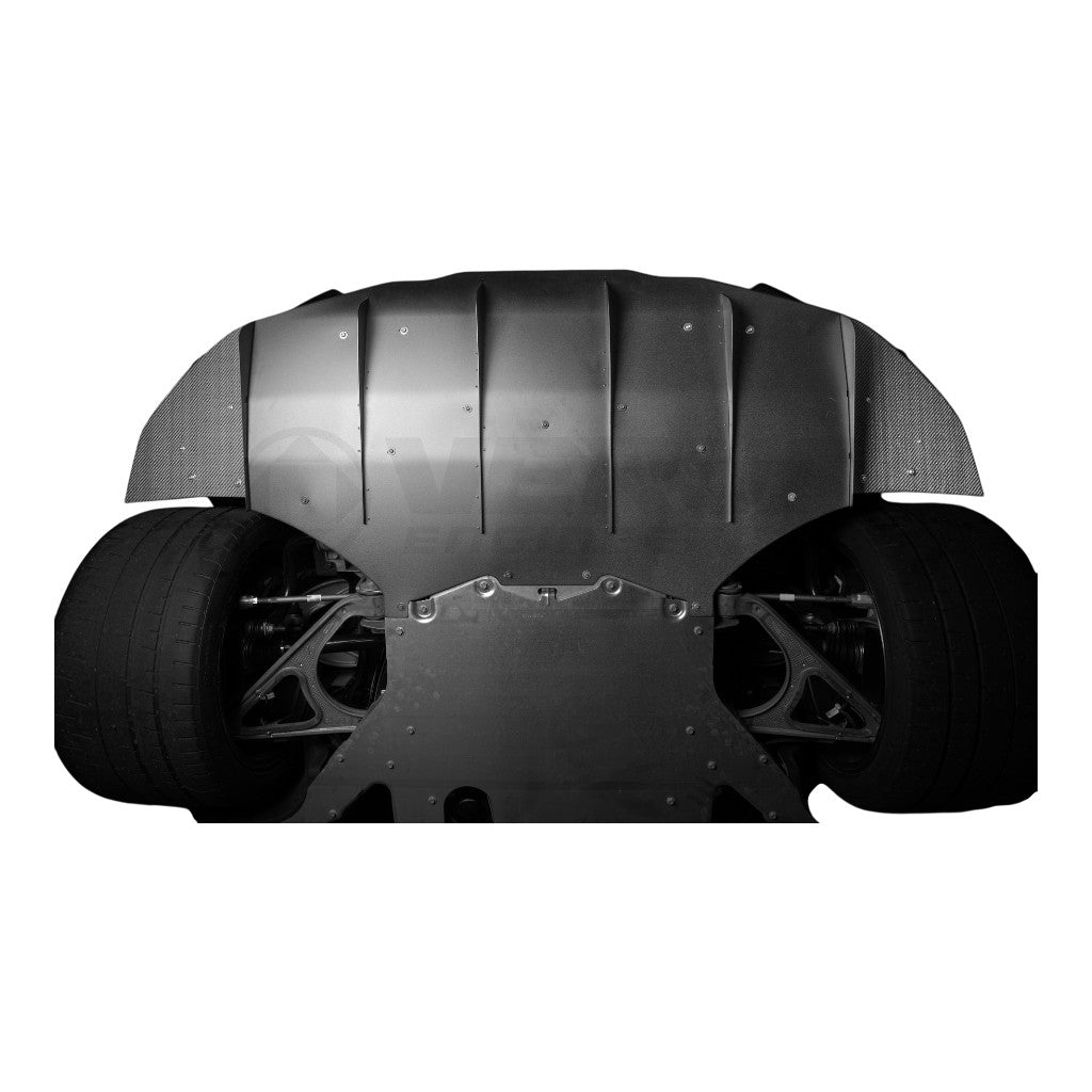 VERUS ENGINEERING A0423A Rear Spat Kit for CHEVROLET Corvette (C8) Photo-1 