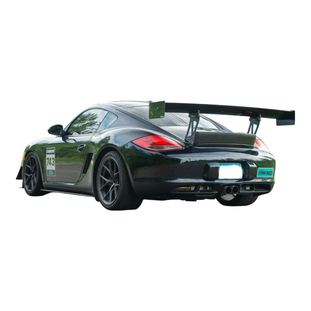 VERUS ENGINEERING A0428A Rear Wing Kit UCW with Carbon Spoiler for PORSCHE Cayman (987) Photo-2 