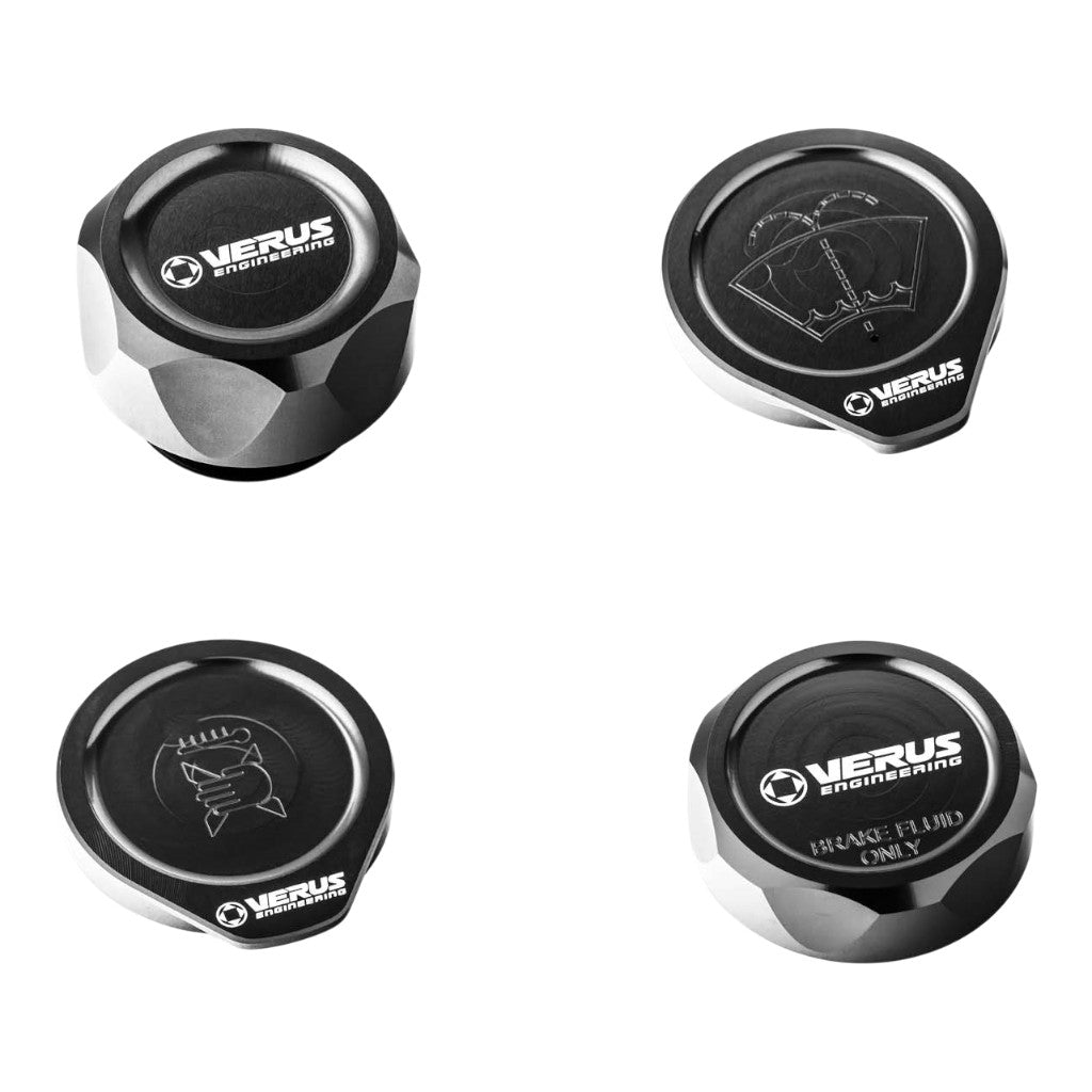 VERUS ENGINEERING A0434A-BLK-FHS Engine Bay Cap Kit FHS, Black for SUBARU BRZ / SCION FRS / TOYOTA GT86 (ZN6 / ZC6) Photo-0 