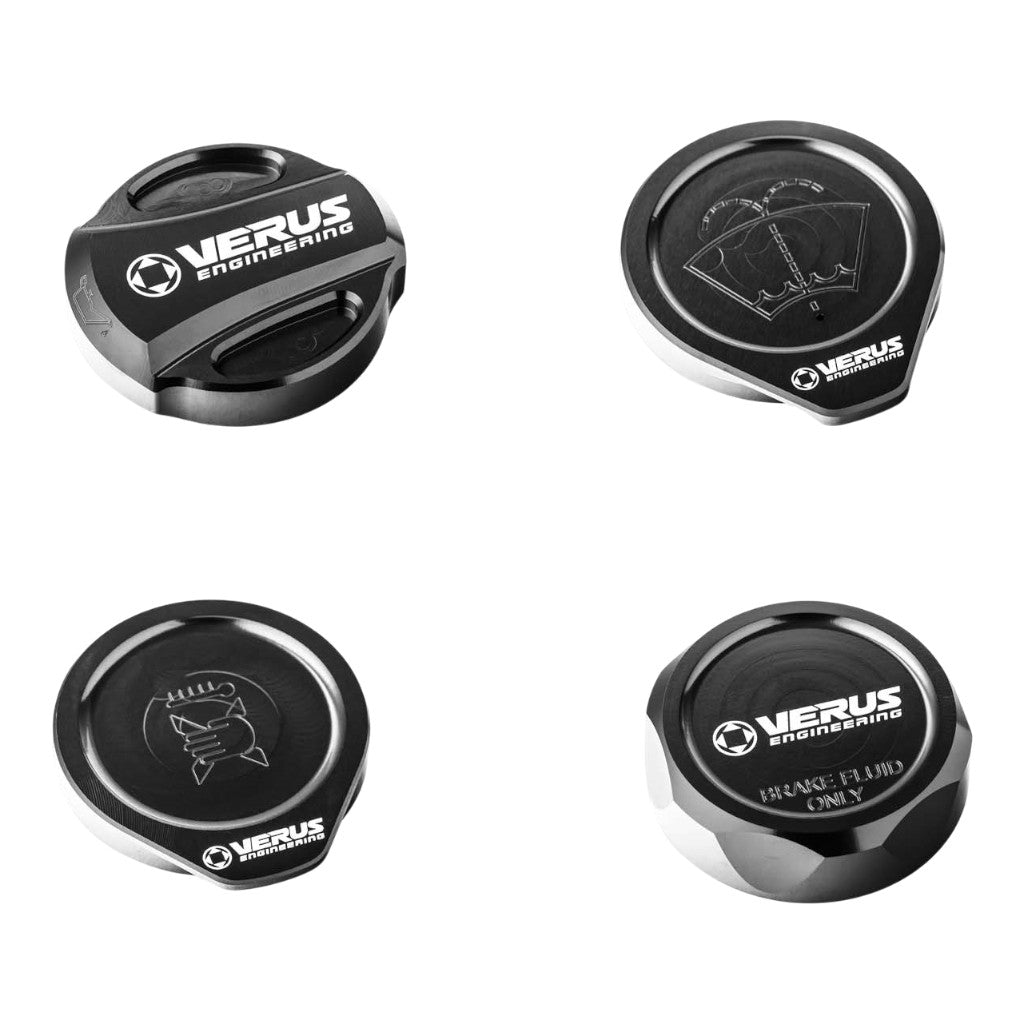 VERUS ENGINEERING A0434A-BLK-RLA Engine Bay Cap Kit RLA, Black for SUBARU BRZ / SCION FRS / TOYOTA GT86 (ZN6 / ZC6) Photo-0 