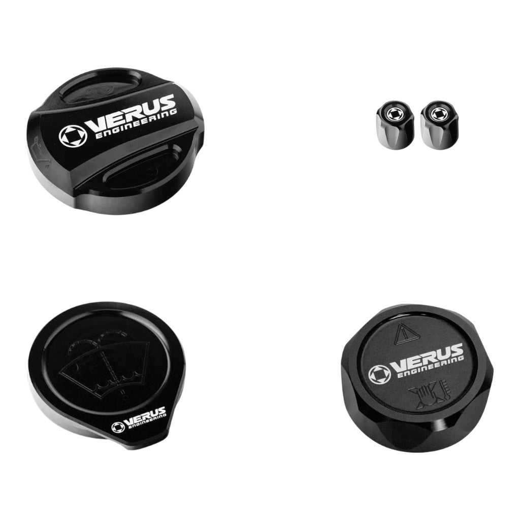 VERUS ENGINEERING A0452A-BLK Engine Bay Cap Kit, Black for FORD Explorer Photo-0 
