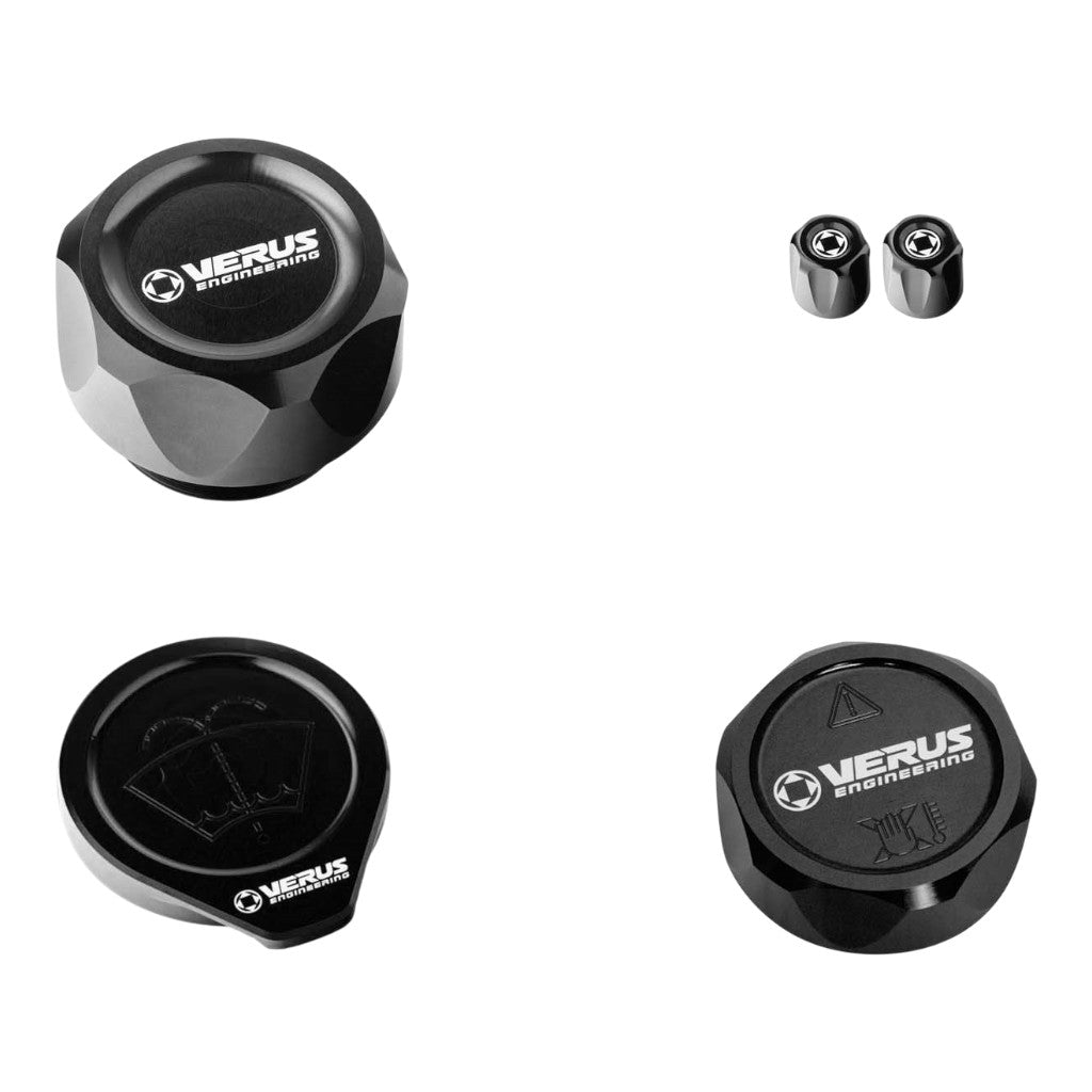 VERUS ENGINEERING A0487A-BLK-FHS Engine Bay Cap Kit FHS, Black for FORD Bronco Photo-0 