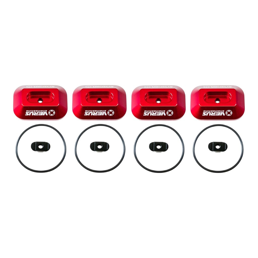 VERUS ENGINEERING A0510A-RED Replacement Jack Puck Kit, Red for TOYOTA Supra (Mk5) Photo-1 