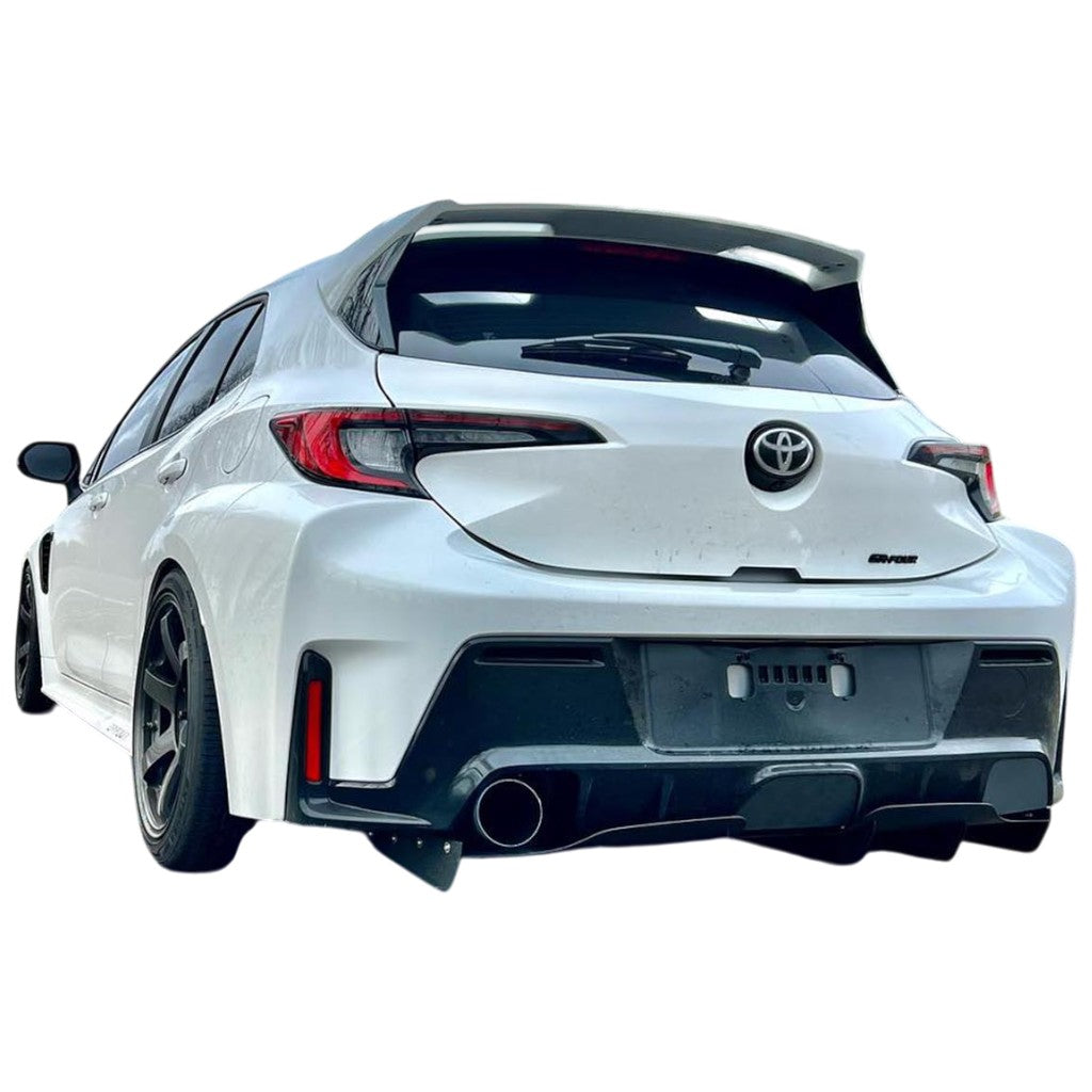 VERUS ENGINEERING A0543A-CTR Carbon Exhaust Cutout Cover (Center) for TOYOTA GR Corolla Photo-2 