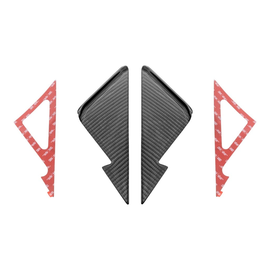 VERUS ENGINEERING A0621A Anti-Buffering Wind Deflectors (Carbon) for BMW M2 (G87) Photo-0 