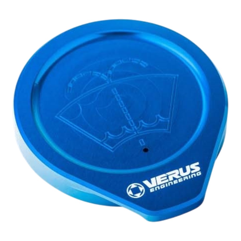 VERUS ENGINEERING A0631A-BLU Windshield Washer Fluid Reservoir Cap, Blue for FORD F-150 / FORD F-150 Raptor Photo-0 