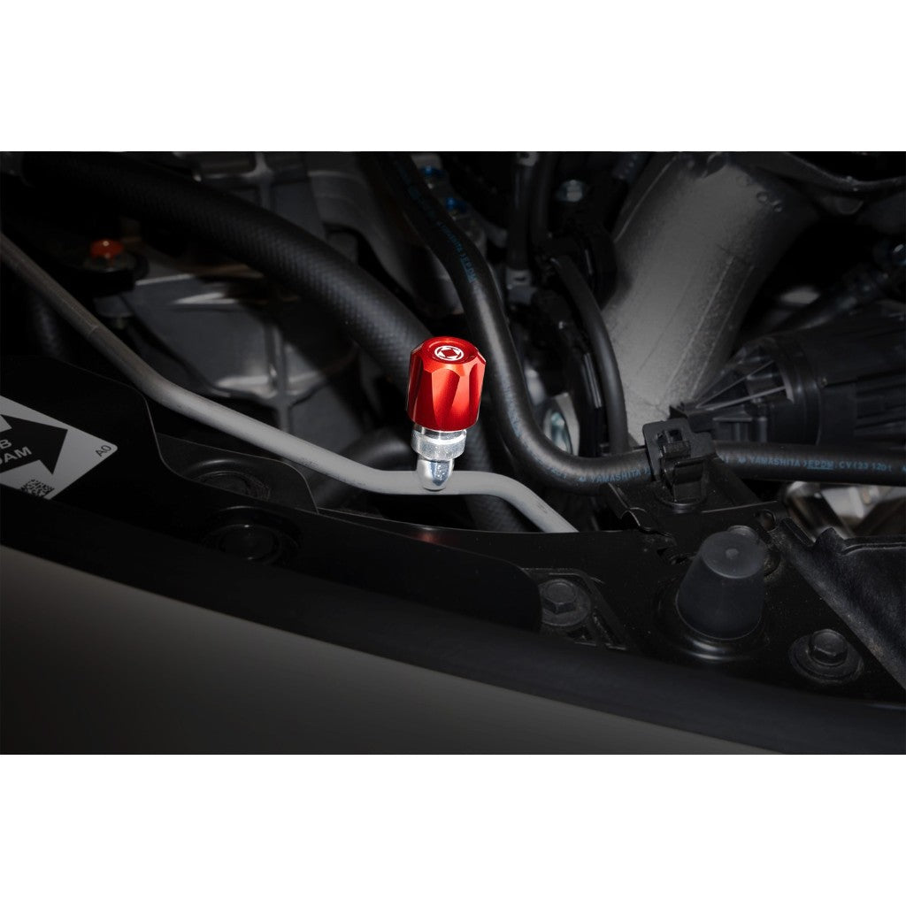 VERUS ENGINEERING A0683A-BLU A/C Line Cap Kit, Blue for HONDA Civic Type R (FL5) Photo-2 