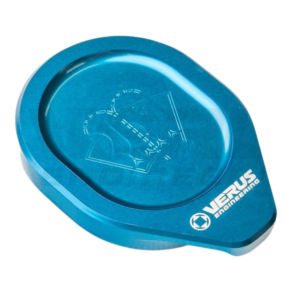 VERUS ENGINEERING A0686A-BLU Windshield Washer Fluid Reservoir Cap, Blue for HONDA Civic Type R (FL5) Photo-0 