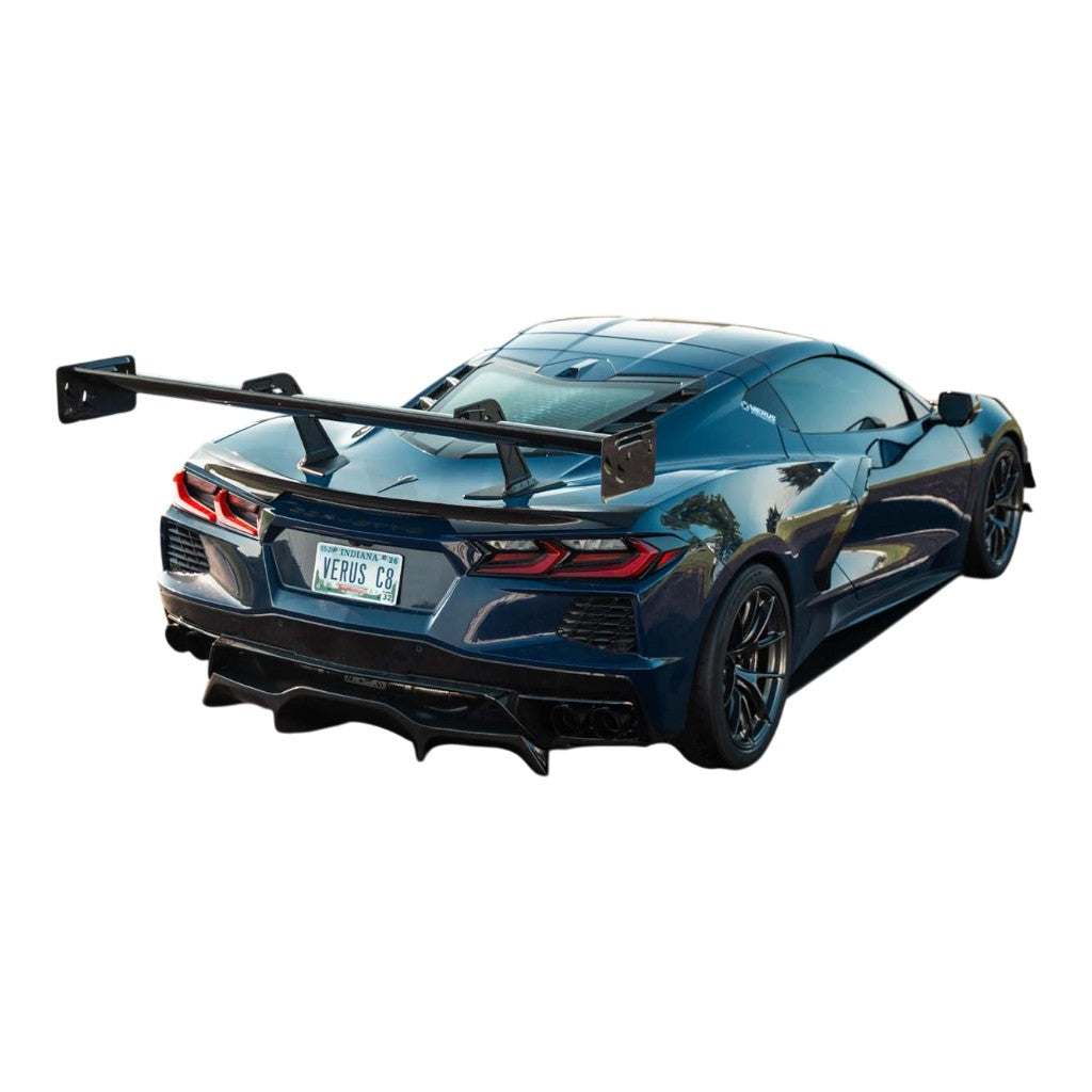 VERUS ENGINEERING A0733A Swan Neck Rear Wing Kit V1X for CHEVROLET Corvette (C8) Photo-1 
