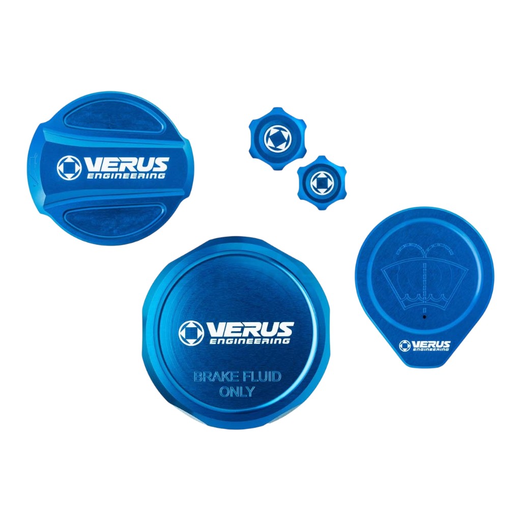 VERUS ENGINEERING A0765A-BLU-RLA Engine Bay Cap Kit RLA, Blue for HONDA Civic Type R (FK8) Photo-0 