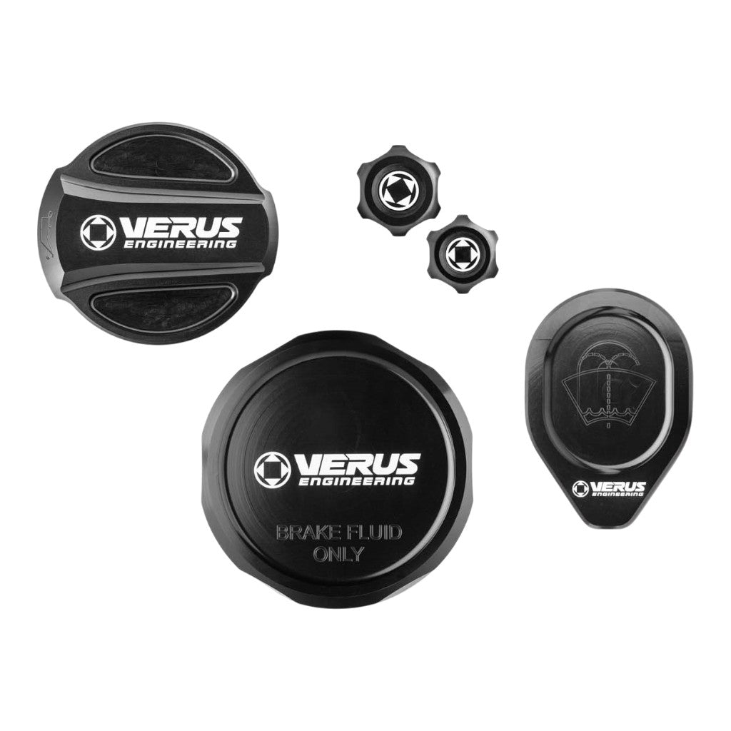 VERUS ENGINEERING A0766A-BLK-RLA Engine Bay Cap Kit RLA, Black for HONDA Civic Type R (FL5) Photo-0 
