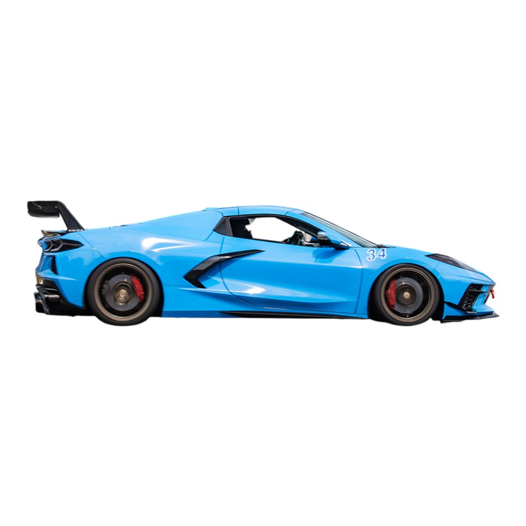 VERUS ENGINEERING A0820A Swan Neck Rear Wing Kit UCW for CHEVROLET Corvette (C8) Photo-1 
