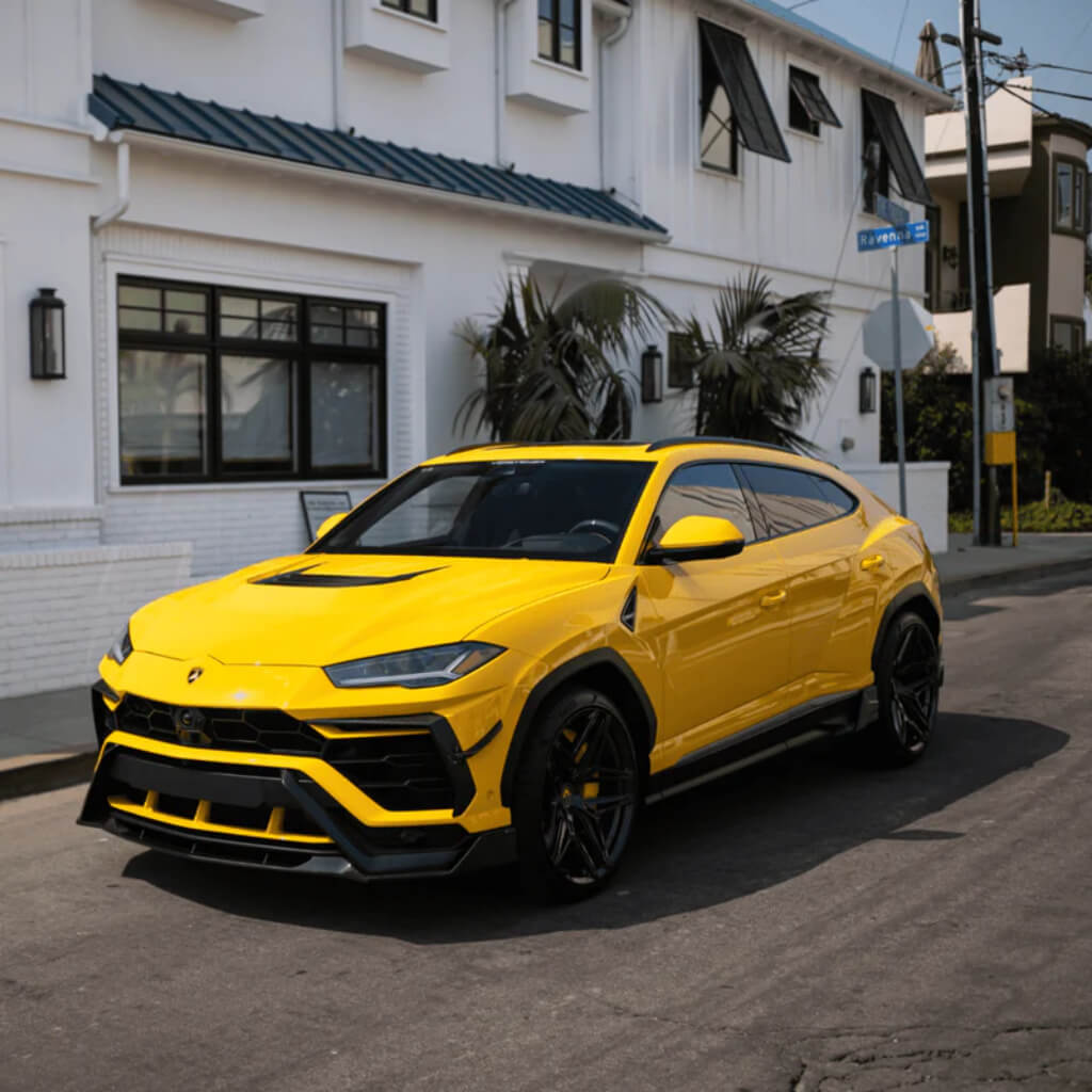 VORSTEINER 2020LOV Front Spoiler RAMPANTE EDIZIONE (Gloss Carbon) for LAMBORGHINI Urus 2018- Photo-2 