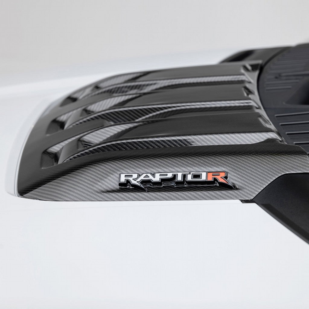 VORSTEINER FRT1025 Hood Trim Scoop (Gloss Carbon) for FORD F-150 Raptor R 2023- Photo-5 