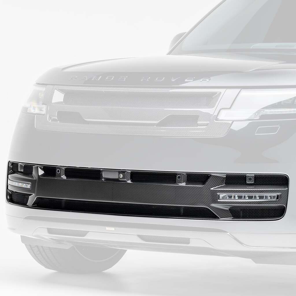 VORSTEINER ROV1025 Front Middle Grill KENSINGTON (Gloss Carbon) for LAND ROVER Range Rover (L460) 2024- Photo-0 