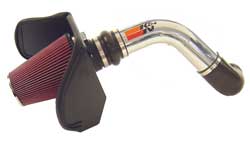 K&N 77-3031KP Performance Air Intake System PERF. INTAKE KIT; CHEV SILV 2500HD/3500HD, V8-6.0L, 01-07, POL Photo-0 