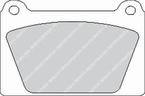 FERODO FCP840R Front Brake Pads DS3000 for ROVER Metro / RELIANT Scimitar Photo-0 