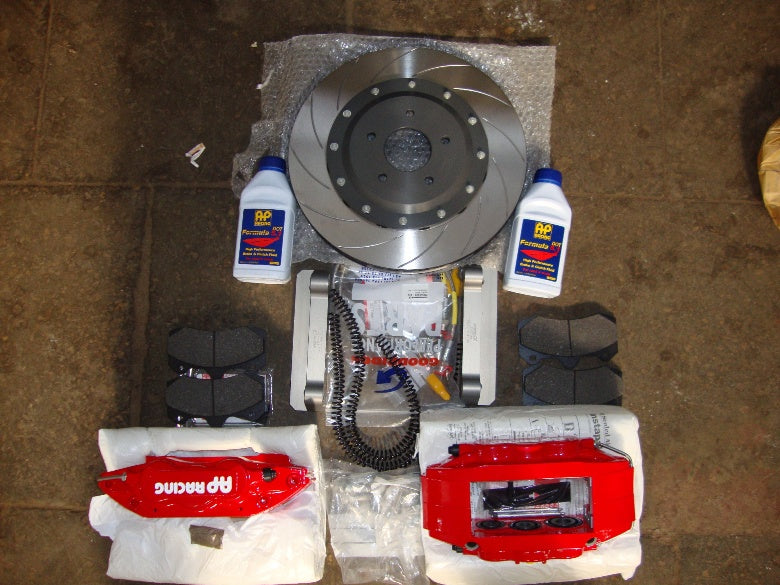 AP RACING CP7040-1009R2.CG12 Brake Kit 6-pistons front 355x32mm mm MITSUBISHI EVO 4-9 (red) Photo-0 