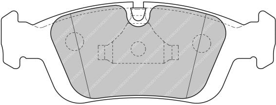 FERODO FDS1300 Front Brake Pads DS Performance for BMW 3 Series (E46) / Z4 (E85) Photo-0 