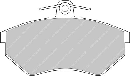 FERODO FDS774 Front Brake Pads DS Performance for AUDI 80 / 90 Photo-0 