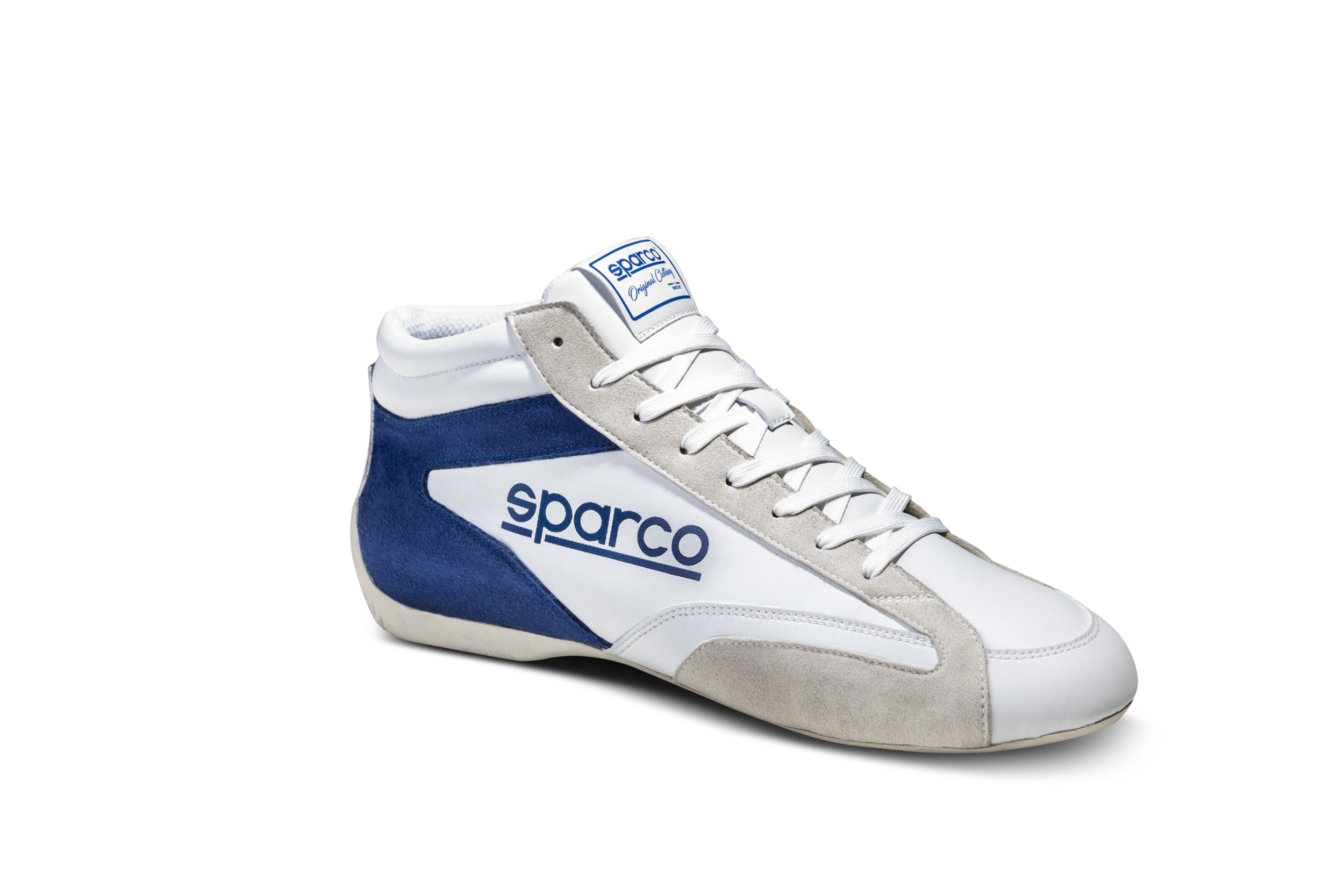 SPARCO 0012A838BIBM S-DRIVE MID Shoes, white/navy blue, size 38 Photo-0 
