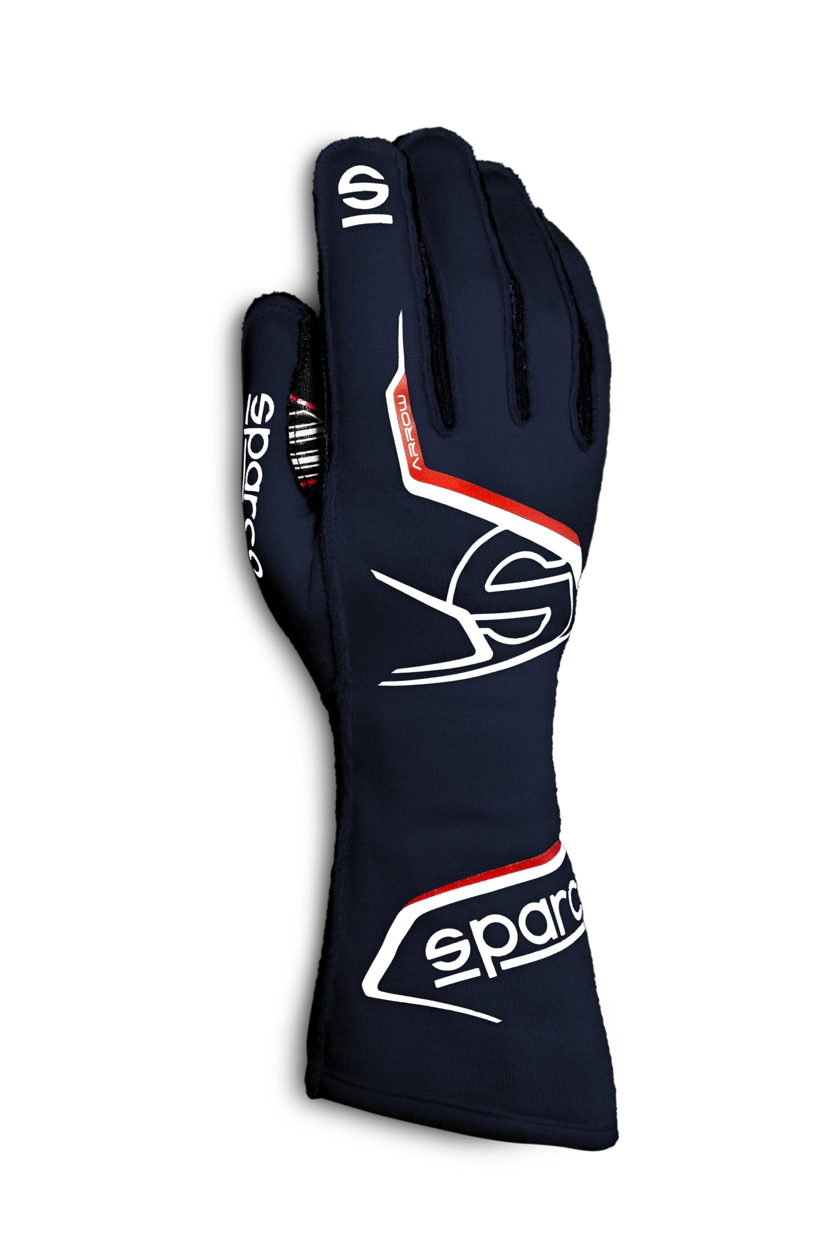 SPARCO 00131410BMRS ARROW Racing gloves, FIA 8856-2018, navy blue/red, size 10 Photo-0 