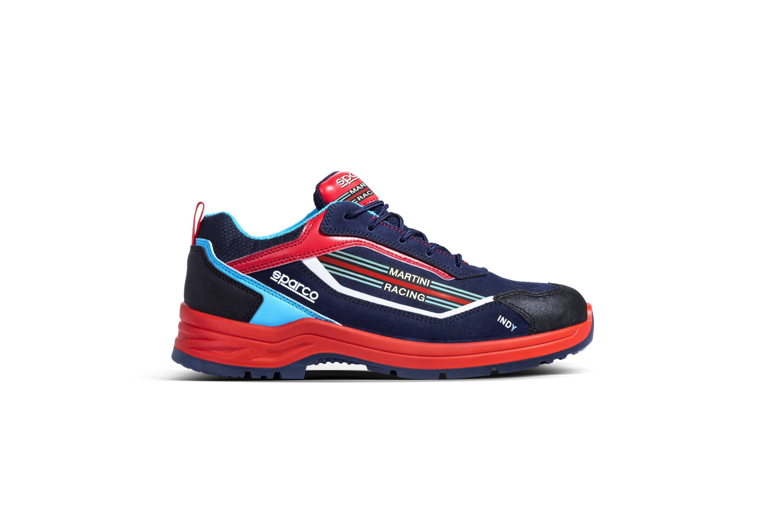 SPARCO 07537MR44BMRS Indy ESD S3 MARTINI RACING Shoes, navy blue/red, size 44 Photo-2 