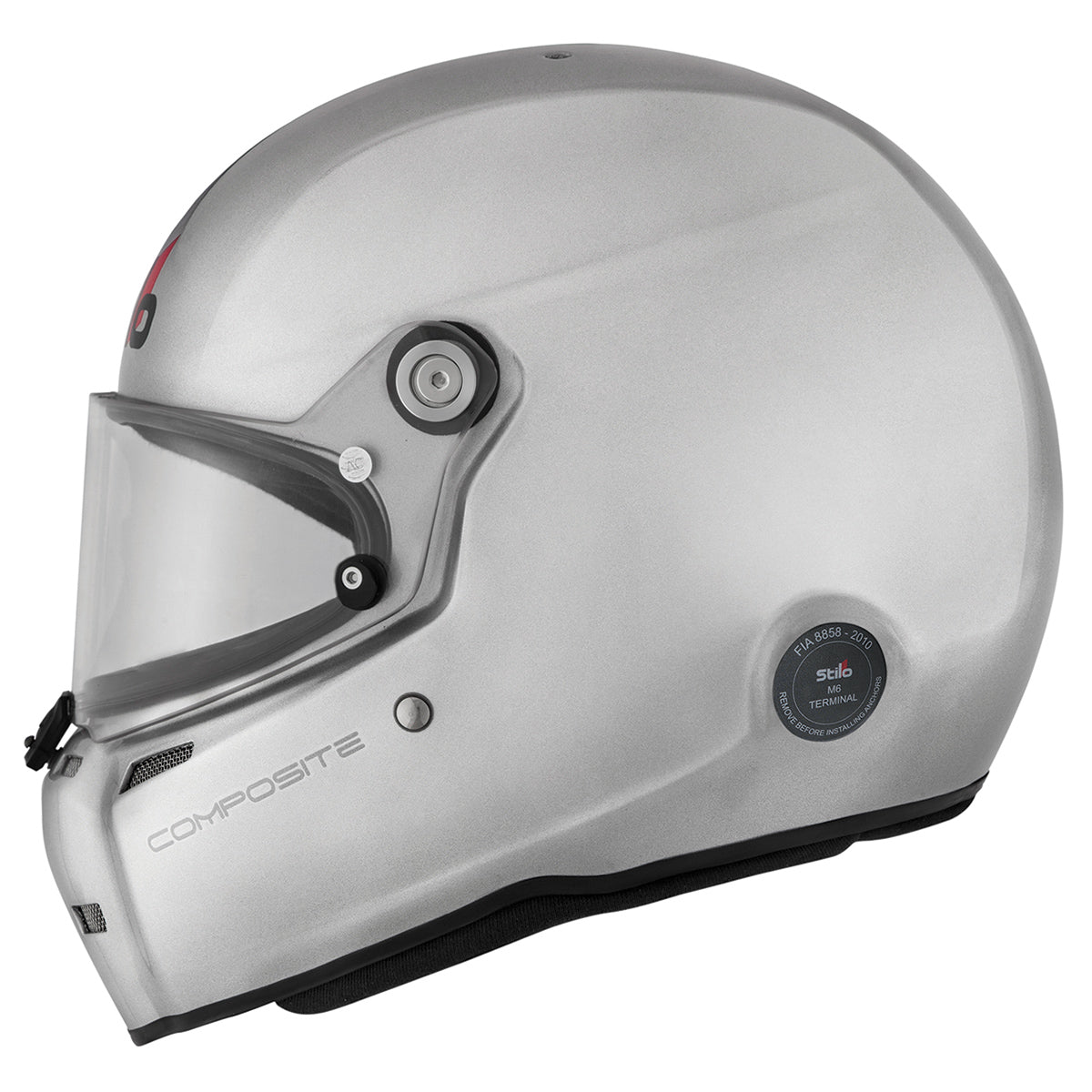 STILO AA0710AF2M59 Full face helmet ST5 FN Composite, FIA, silver, size 59 Photo-0 