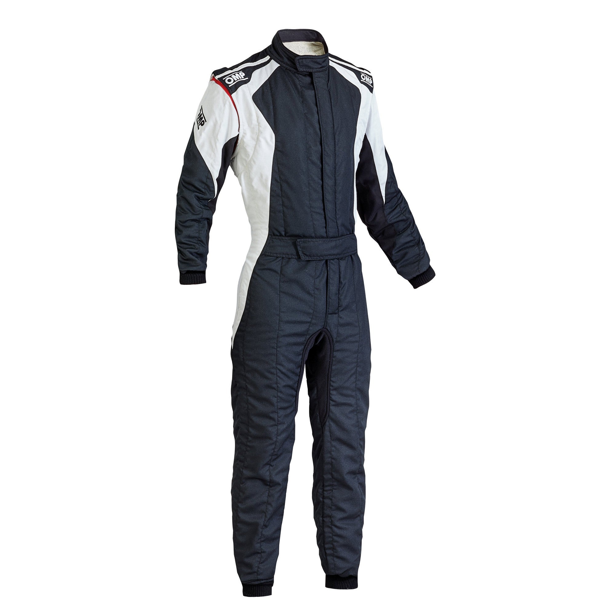 OMP IA0-1854-B01-076-42 FIRST EVO Racing suit, FIA, black/white, size 42 Photo-0 