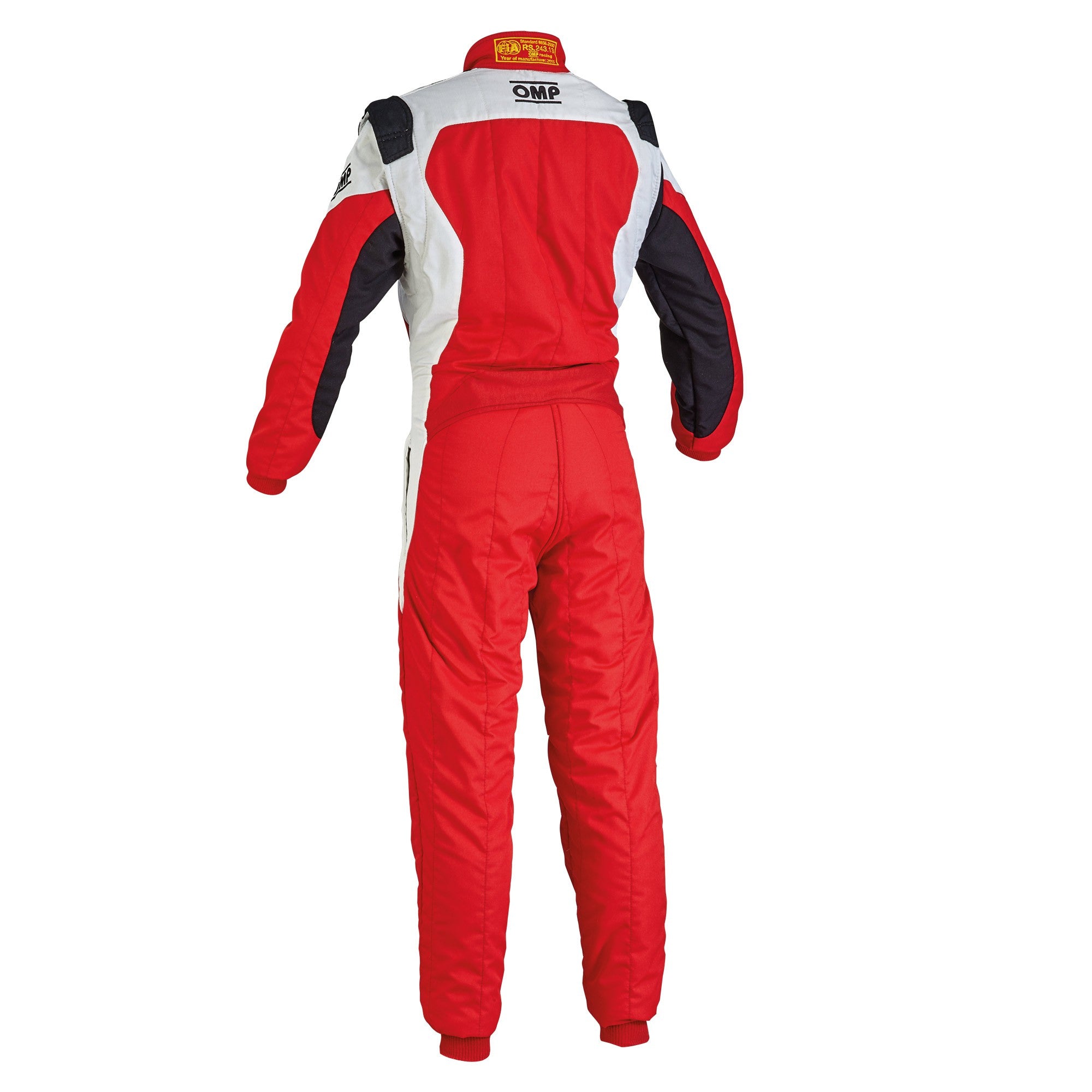 OMP IA0-1854-B01-063-42 FIRST EVO Racing suit, FIA, red/white, size 42 Photo-1 