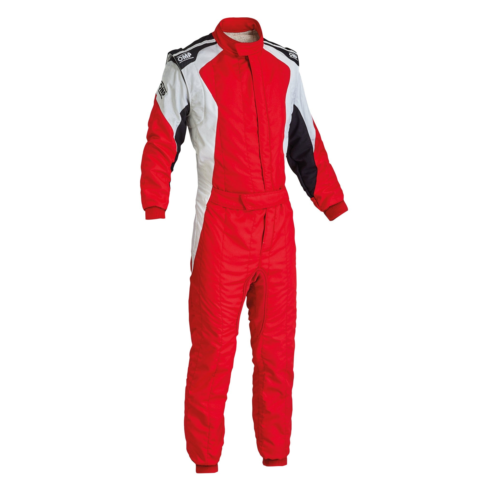 OMP IA0-1854-B01-063-42 FIRST EVO Racing suit, FIA, red/white, size 42 Photo-0 