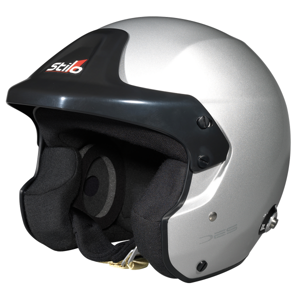 STILO AA0110AF2M61 Trophy DES JET Racing helmet, open face, FIA, silver, size 61 Photo-0 