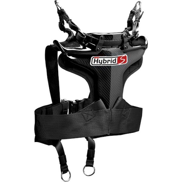 SIMPSON HYS.MED.11.M61 Neck restraint (FIA) HYBRID S, M61 Anchors (included), carbon, size MED Photo-0 