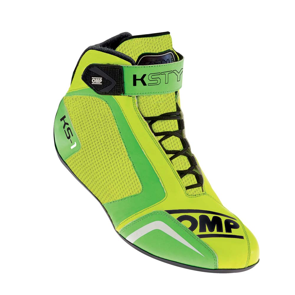 OMP KC0-0815-A01-058-32 (IC/81505832) Shoes karting KS-1, yellow/green, size 32 Photo-0 