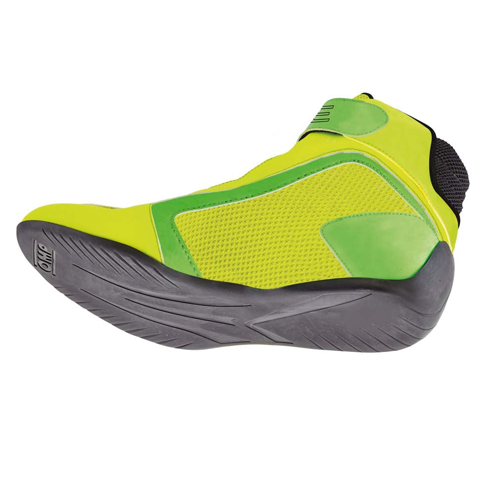 OMP KC0-0815-A01-058-32 (IC/81505832) Shoes karting KS-1, yellow/green, size 32 Photo-1 