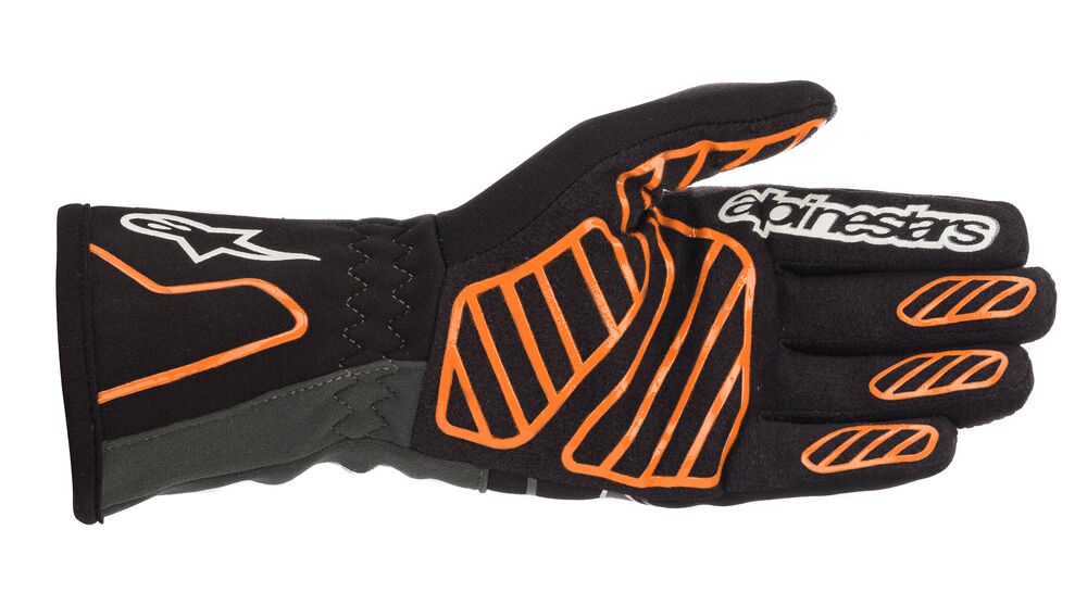 ALPINESTARS 3551720_156_S TECH 1 K v2 Kart gloves, black/orange, size S Photo-1 