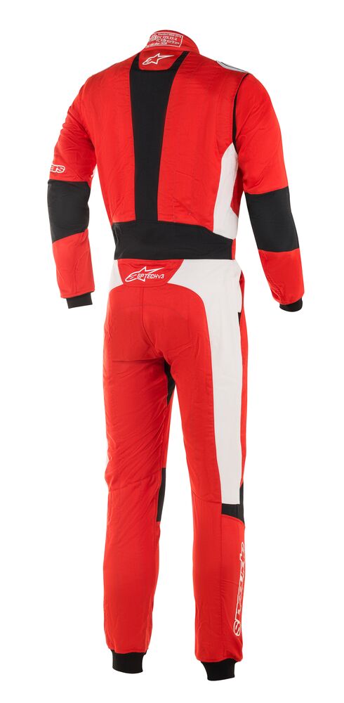 ALPINESTARS 3354020_32_46 GP TECH v3 Racing suit, FIA 8856-2018, red/white, size 46 Photo-1 